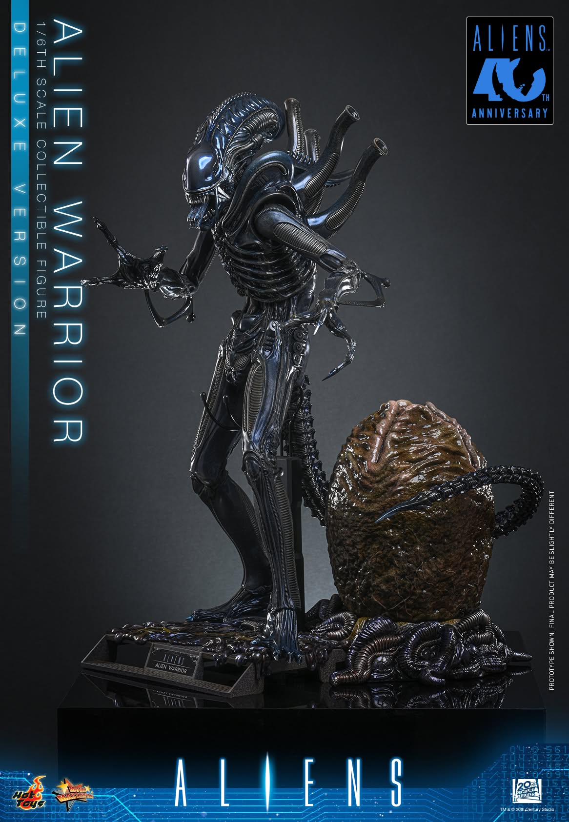 Hot Toys Aliens Alien Warrior (Deluxe Version) Sixth Scale Figure: MMS899